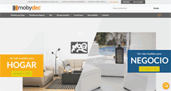 Desktop Screenshot of mobydecmuebles.com